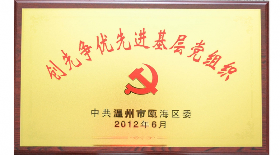 2012年創(chuàng)先爭優(yōu)先進基層黨組織